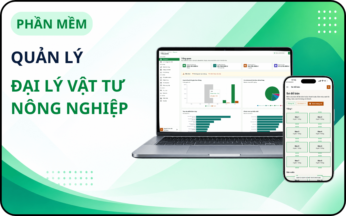 Quản Lý Đại Lý Vật Tư Nông Nghiệp