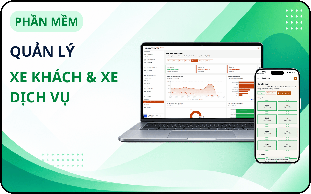 Quản Lý Xe Khách Xe Dịch Vụ